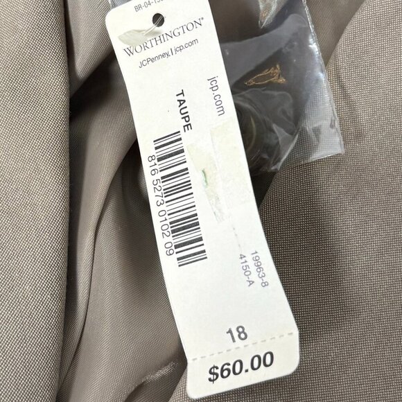 NWT: Worthington Stretch Blazer Size 18 - Picture 6 of 10